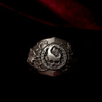 Ritean Pewter Leaf Ring