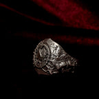 Ritean Pewter Leaf Ring